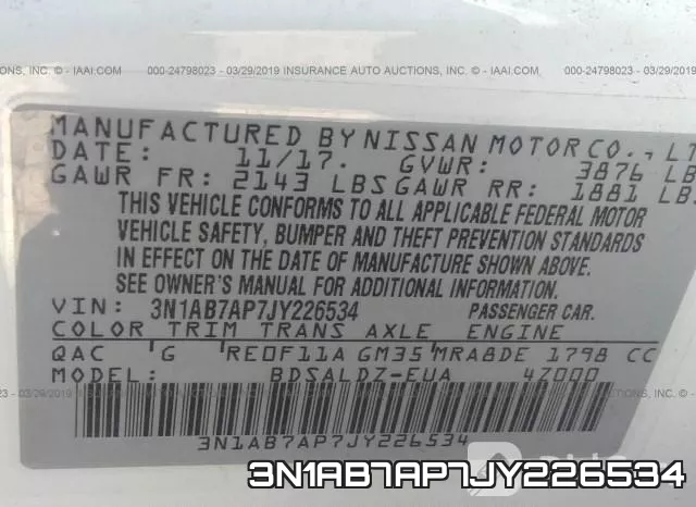 3N1AB7AP7JY226534 фото 10
