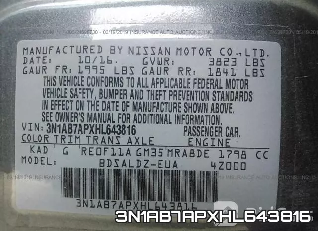3N1AB7APXHL643816 фото 10