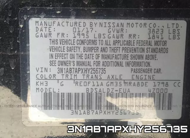 3N1AB7APXHY256735 фото 10