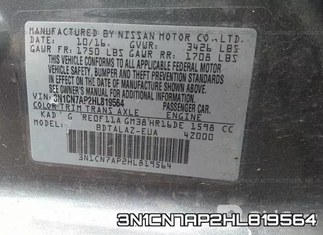 3N1CN7AP2HL819564 фото 10