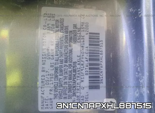 3N1CN7APXHL887515 фото 10