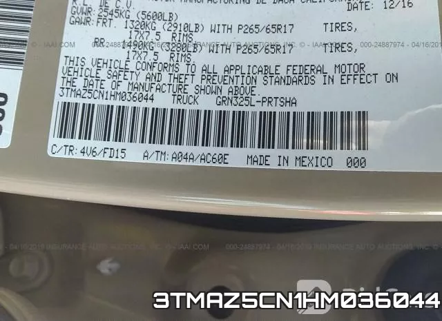 3TMAZ5CN1HM036044 фото 10