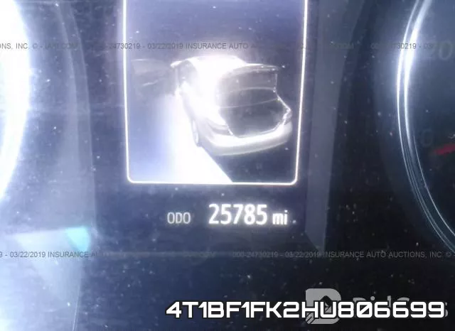 4T1BF1FK2HU806699 фото 8