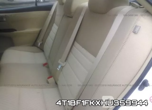 4T1BF1FKXHU359944 фото 9