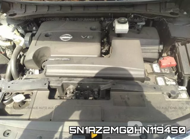 5N1AZ2MG0HN119450 фото 2
