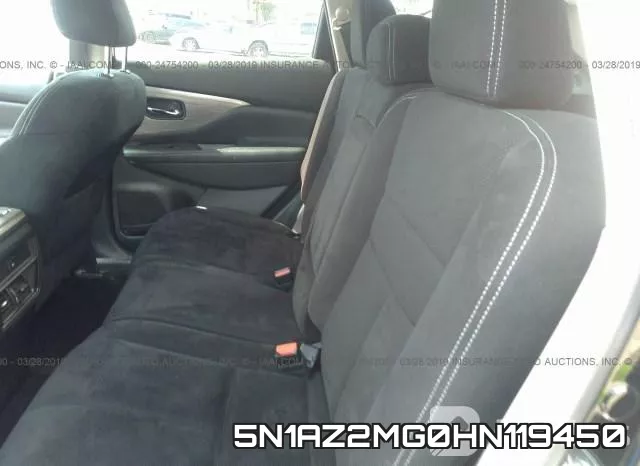 5N1AZ2MG0HN119450 фото 9