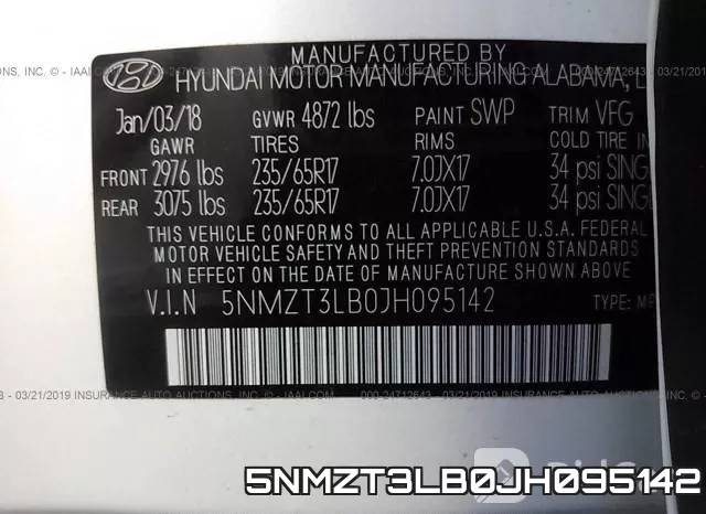 5NMZT3LB0JH095142 фото 10