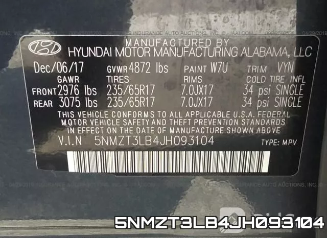 5NMZT3LB4JH093104 фото 10