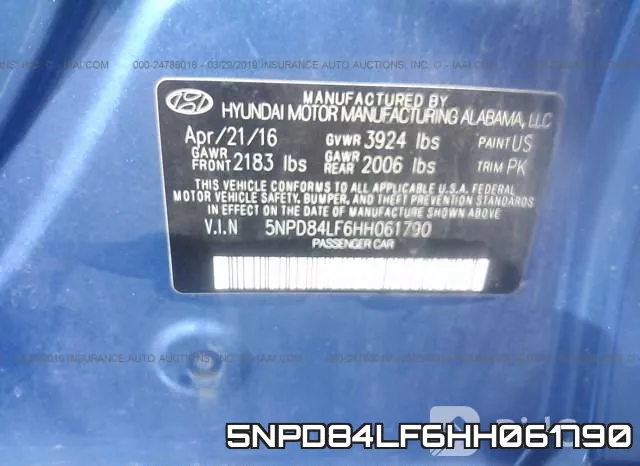5NPD84LF6HH061790 фото 10