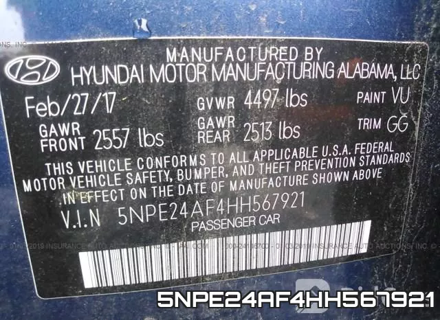 5NPE24AF4HH567921 фото 10