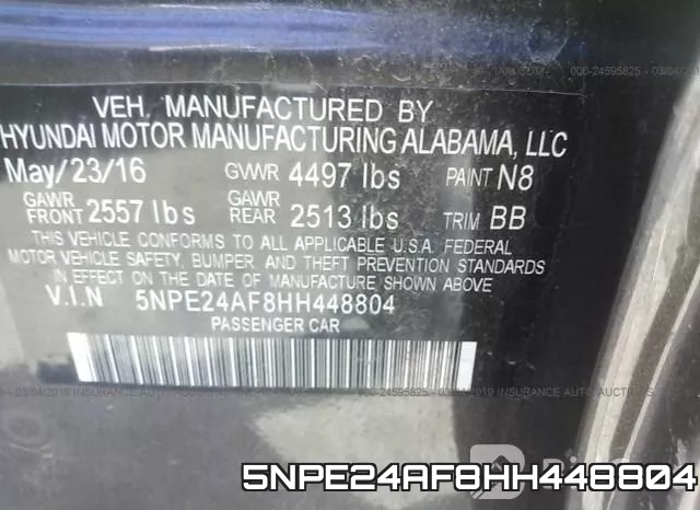 5NPE24AF8HH448804 фото 10