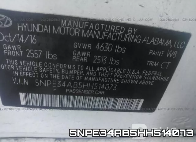 5NPE34AB5HH514073 фото 10