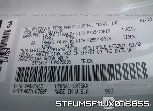 5TFUM5F11JX076855 фото 10