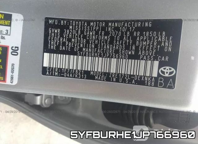 5YFBURHE1JP766960 фото 10