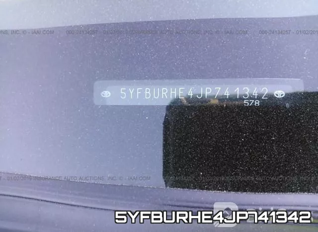 5YFBURHE4JP741342 фото 10