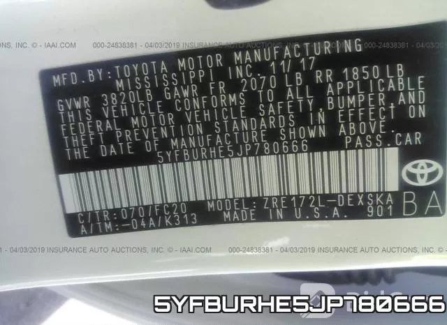 5YFBURHE5JP780666 фото 9