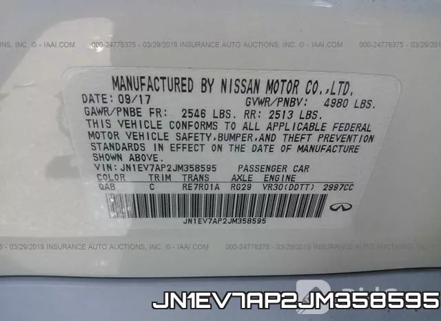 JN1EV7AP2JM358595 фото 10