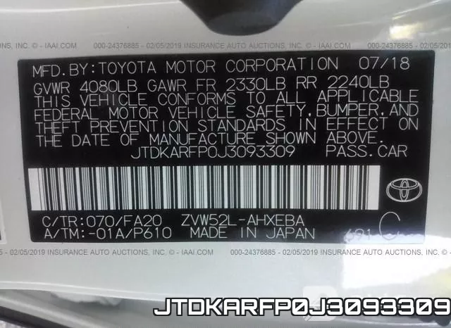 JTDKARFP0J3093309 фото 10