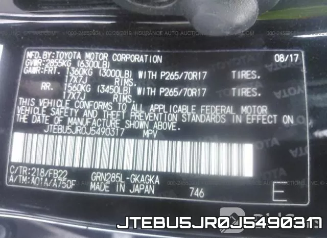 JTEBU5JR0J5490317 фото 10