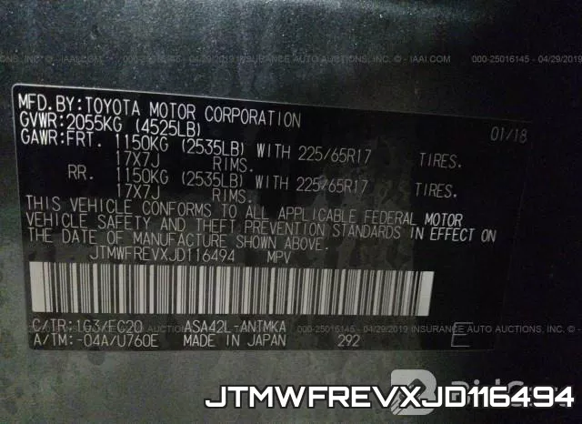JTMWFREVXJD116494 фото 10