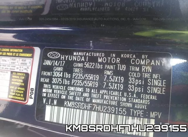 KM8SRDHF7HU239155 фото 10
