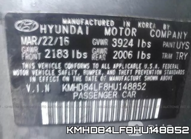 KMHD84LF8HU148852 фото 10