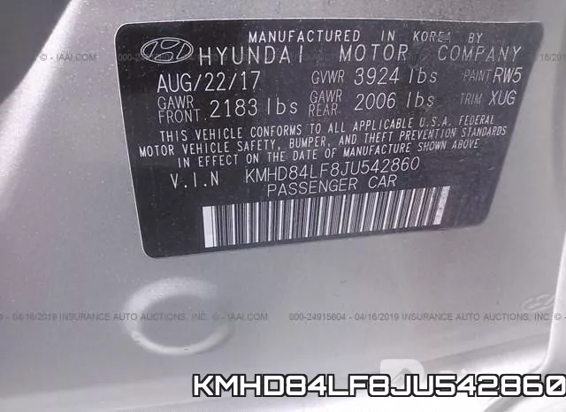 KMHD84LF8JU542860 фото 10