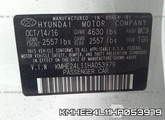 KMHE24L11HA053979 фото 10