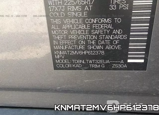 KNMAT2MV6HP612378 фото 10