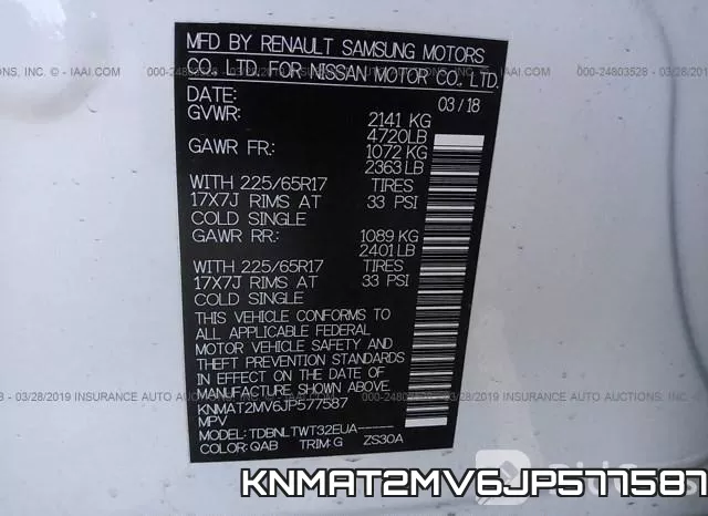 KNMAT2MV6JP577587 фото 10