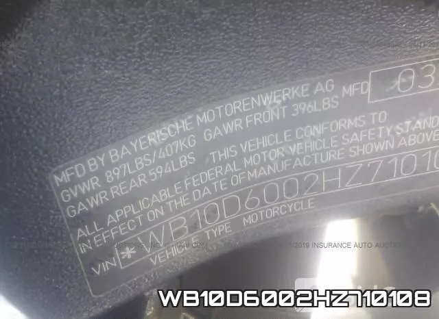 WB10D6002HZ710108 фото 2