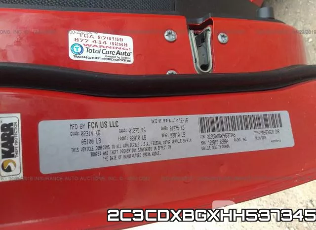 2C3CDXBGXHH537345 фото 10
