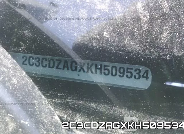 2C3CDZAGXKH509534 фото 10