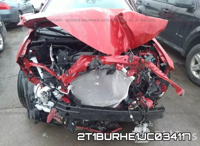 2T1BURHE1JC034117 фото 7