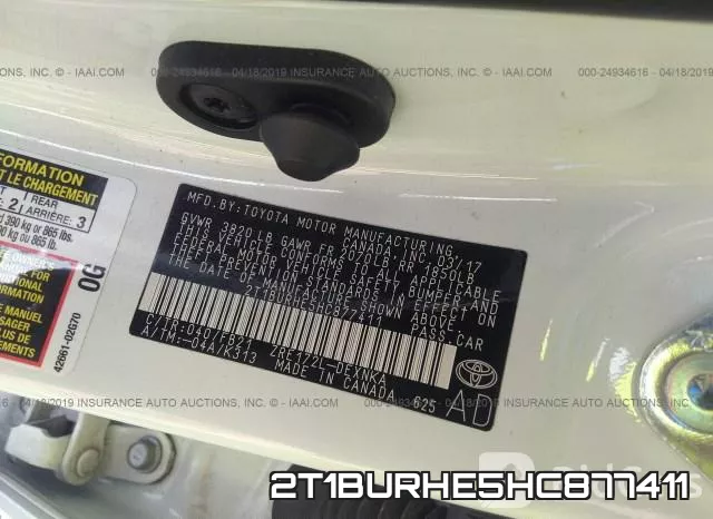 2T1BURHE5HC877411 фото 10