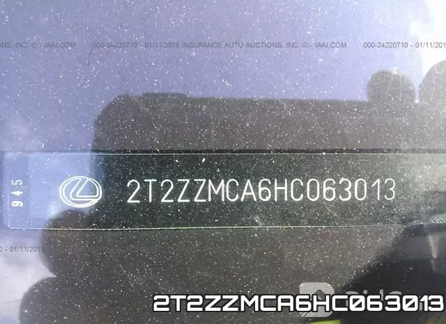 2T2ZZMCA6HC063013 фото 10