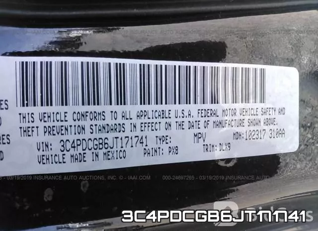 3C4PDCGB6JT171741 фото 10