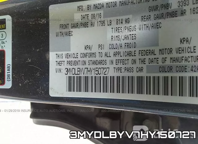 3MYDLBYV7HY150727 фото 10