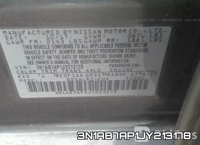 3N1AB7AP1JY213178 фото 10