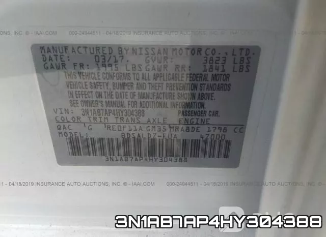 3N1AB7AP4HY304388 фото 10