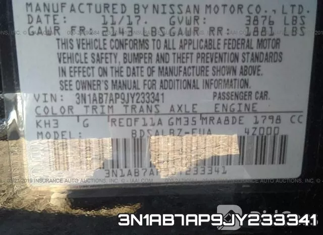 3N1AB7AP9JY233341 фото 10