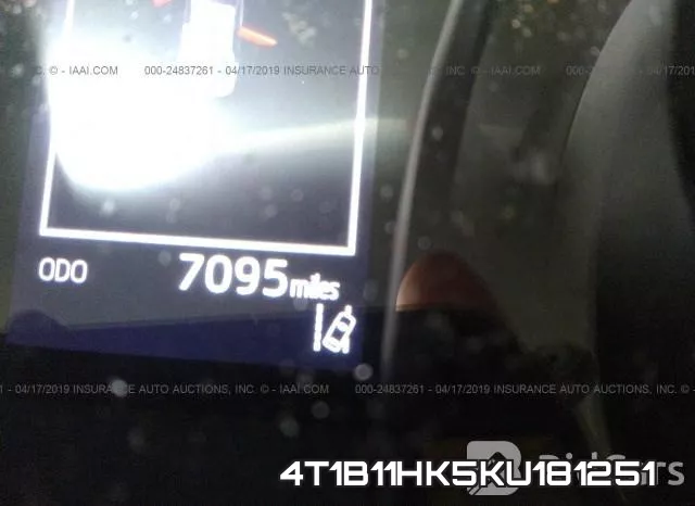4T1B11HK5KU181251 фото 8