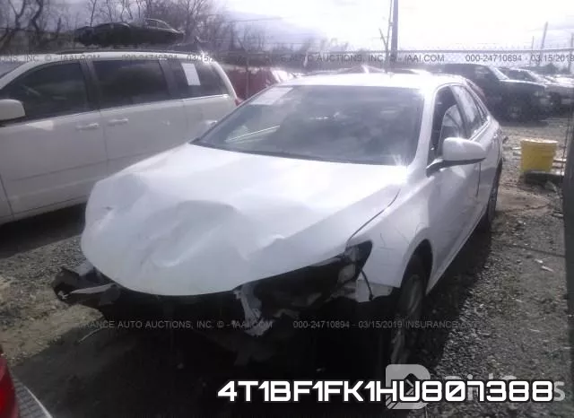 4T1BF1FK1HU807388 фото 3