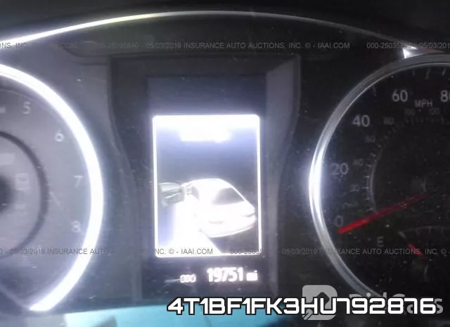 4T1BF1FK3HU792876 фото 8