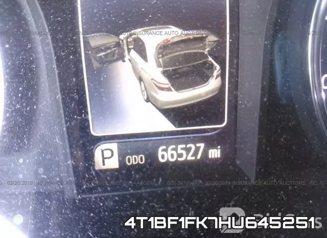 4T1BF1FK7HU645251 фото 8
