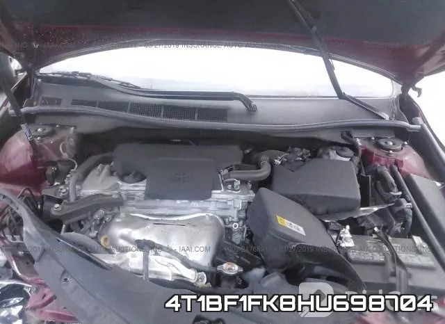 4T1BF1FK8HU698704 фото 2