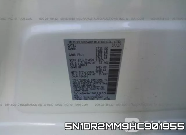 5N1DR2MM9HC901955 фото 10