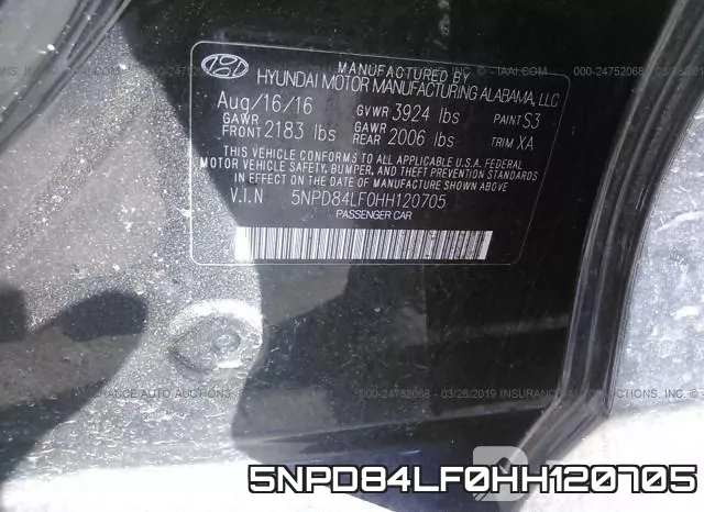 5NPD84LF0HH120705 фото 10