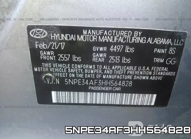 5NPE34AF3HH564828 фото 10
