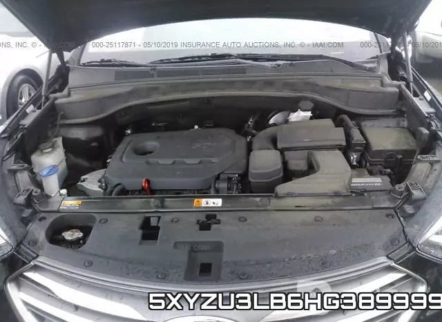 5XYZU3LB6HG389999 фото 2
